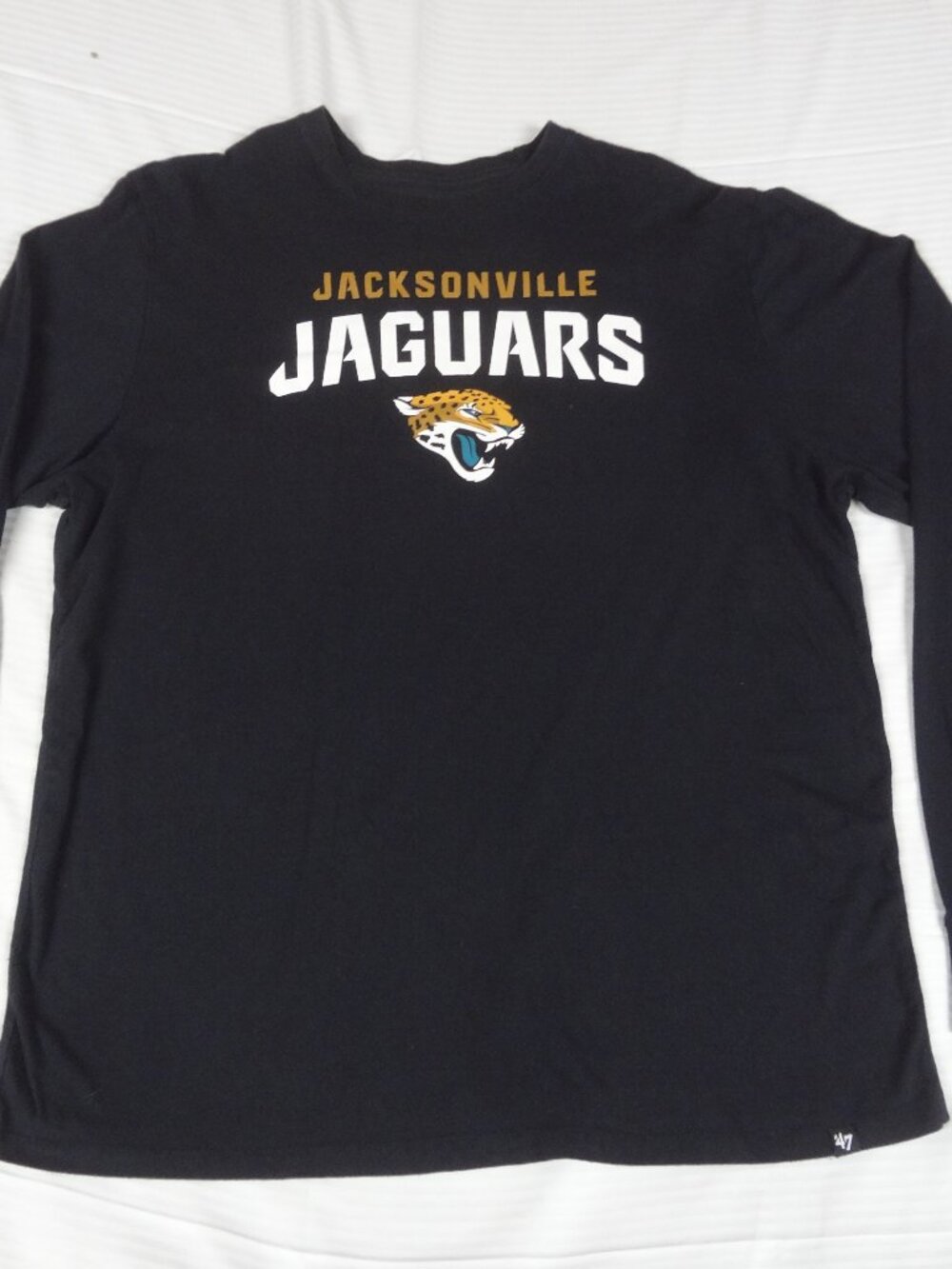 47 BRAND JACKSONVILLE JAGUARS FOOTBALL - BLACK LONG SLEEVE XL T-SHIRT L803